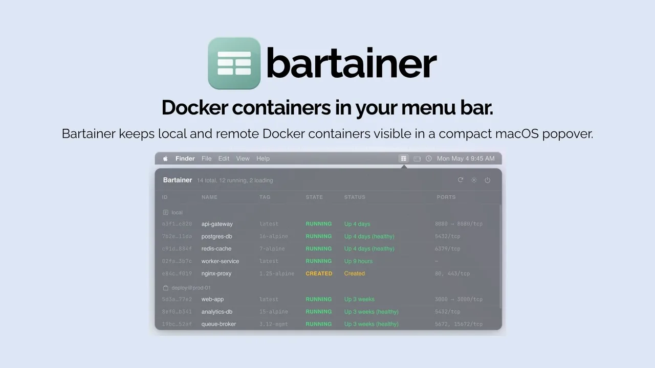 Bartainer